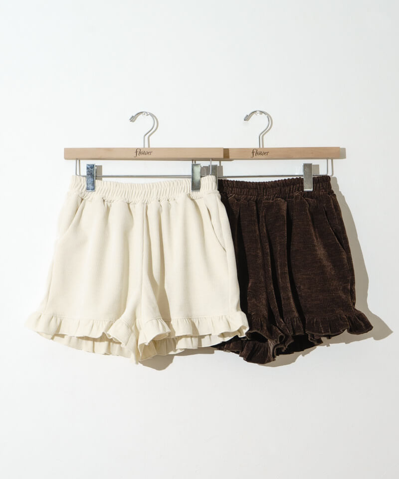 予約商品】frilly short pants～ﾌﾘﾘｰｼｮｰﾄﾊﾟﾝﾂ | flower／フラワー公式通販