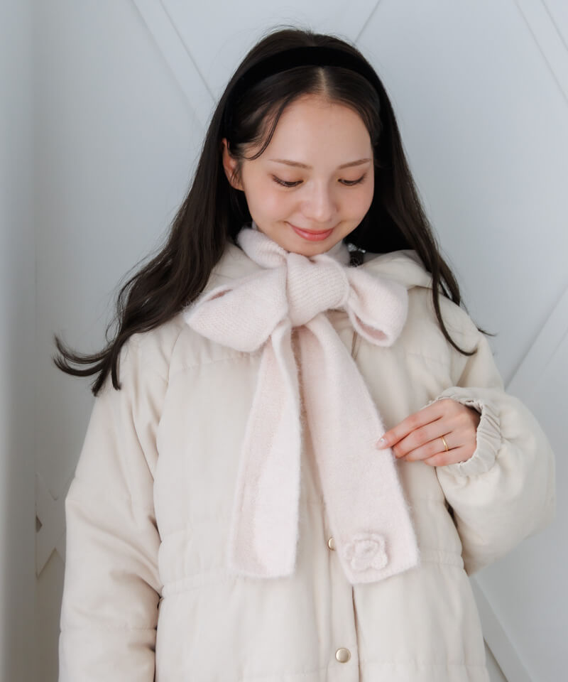 30%OFF】fluffy rose muffler～ﾌﾗｯﾌｨｰﾛｰｽﾞﾏﾌﾗｰ | flower／フラワー公式通販