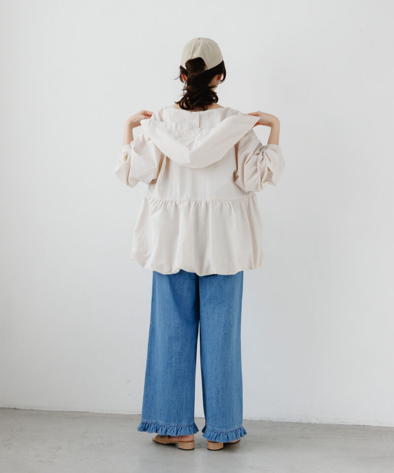frill denim pants～ﾌﾘﾙﾃﾞﾆﾑﾊﾟﾝﾂ | flower／フラワー公式通販