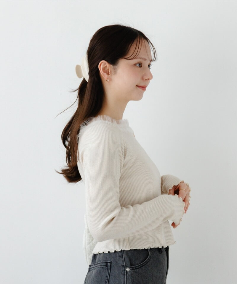 30%OFF】sweet tulle top2～ｽｳｨｰﾄﾁｭｰﾙﾄｯﾌﾟ2 | flower／フラワー公式通販