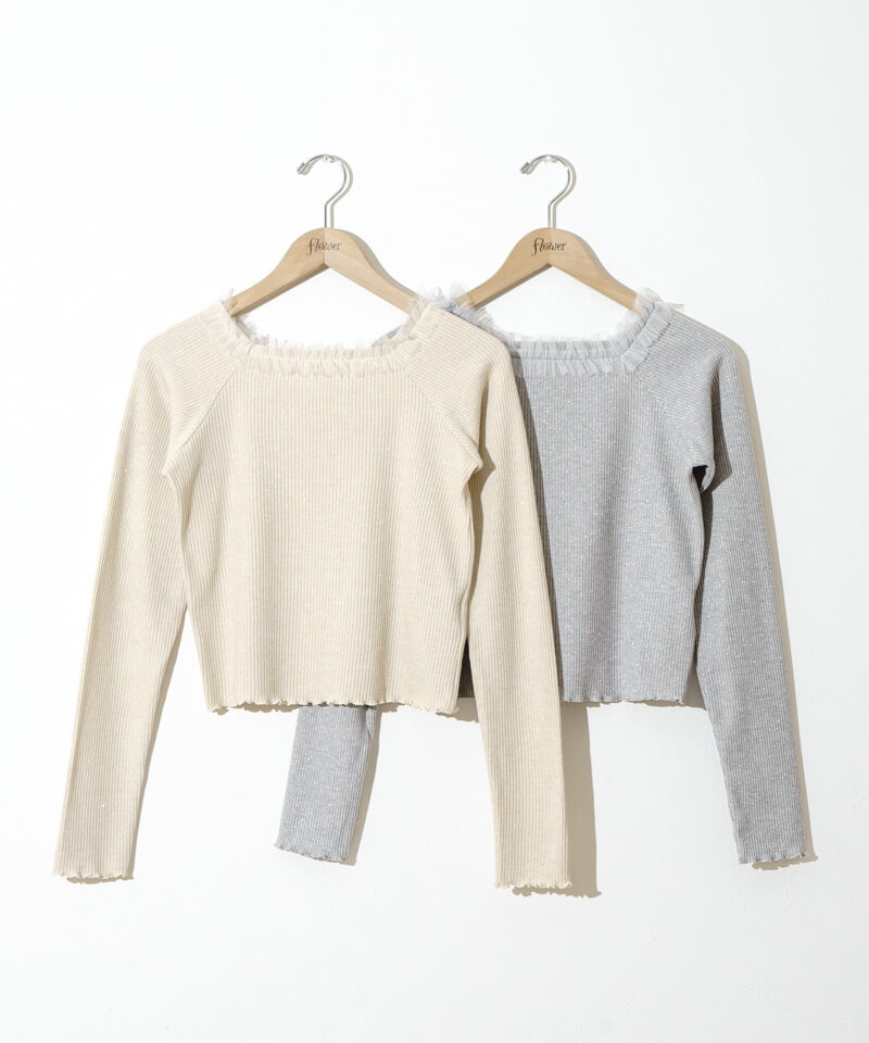 sweet tulle top2～ｽｳｨｰﾄﾁｭｰﾙﾄｯﾌﾟ2 | flower／フラワー公式通販