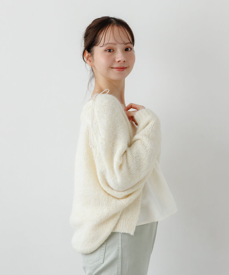 glitter knit cardigan～ｸﾞﾘｯﾀｰﾆｯﾄｶｰﾃﾞｨｶﾞﾝ | flower／フラワー公式通販