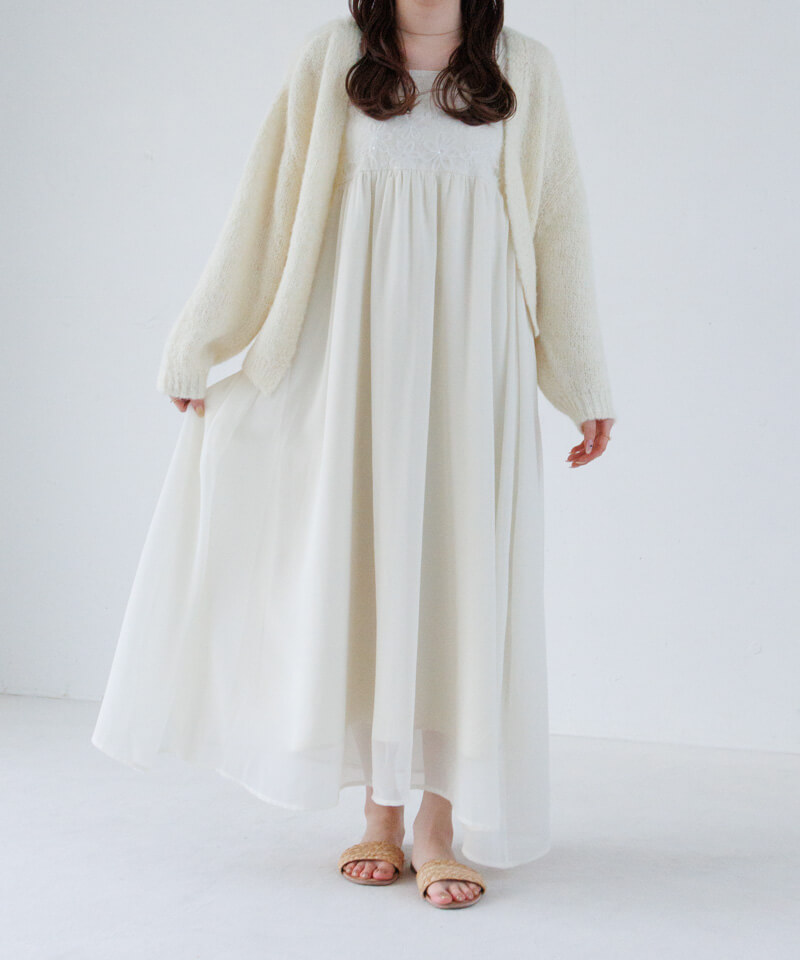 glitter knit cardigan～ｸﾞﾘｯﾀｰﾆｯﾄｶｰﾃﾞｨｶﾞﾝ | flower／フラワー公式通販