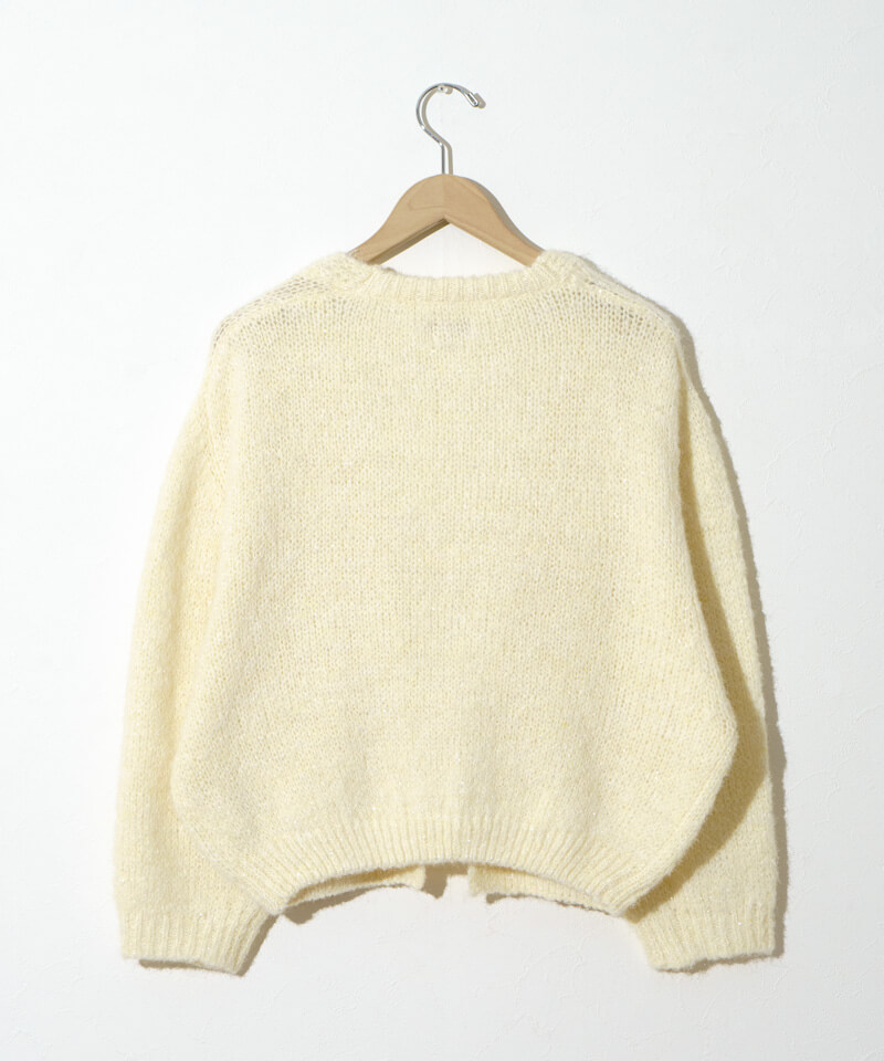 glitter knit cardigan～ｸﾞﾘｯﾀｰﾆｯﾄｶｰﾃﾞｨｶﾞﾝ | flower／フラワー公式通販