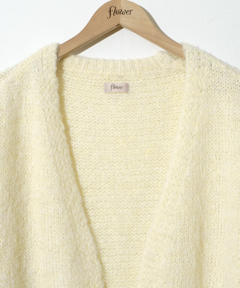 glitter knit cardigan～ｸﾞﾘｯﾀｰﾆｯﾄｶｰﾃﾞｨｶﾞﾝ | flower／フラワー公式通販