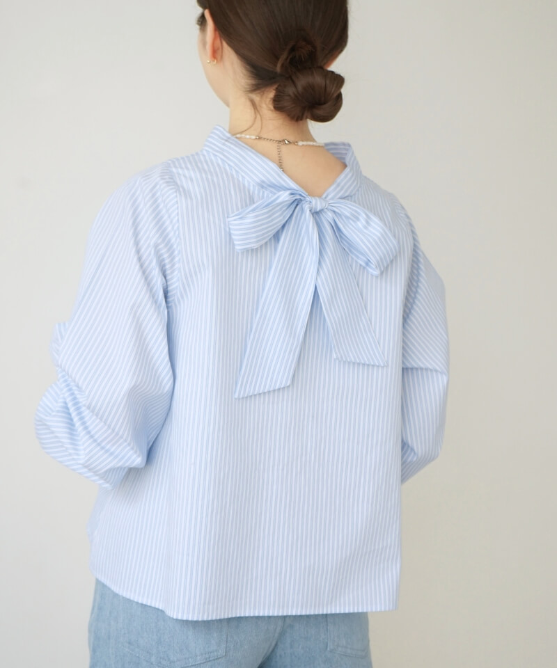 エスケープフラワーリボンブラウス 50%OFF】step ribbon blouse～ｽﾃｯﾌﾟﾘﾎﾞﾝﾌﾞﾗｳｽ | flower／フラワー公式通販