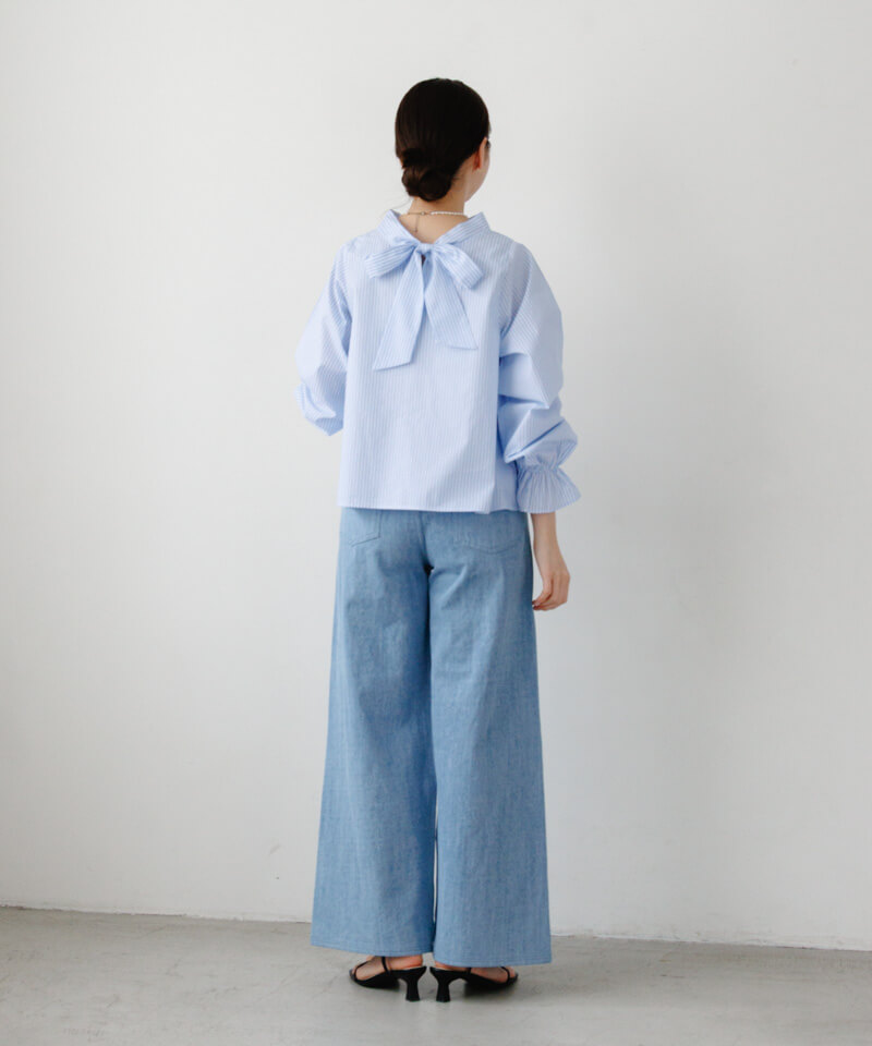 any ribbon blouse～ｴﾆｰﾘﾎﾞﾝﾌﾞﾗｳｽ | flower／フラワー公式通販