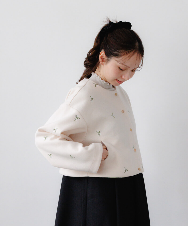20%OFF】tiny bouquet jacket～ﾀｲﾆｰﾌﾞｰｹｼﾞｬｹｯﾄ | flower／フラワー公式通販