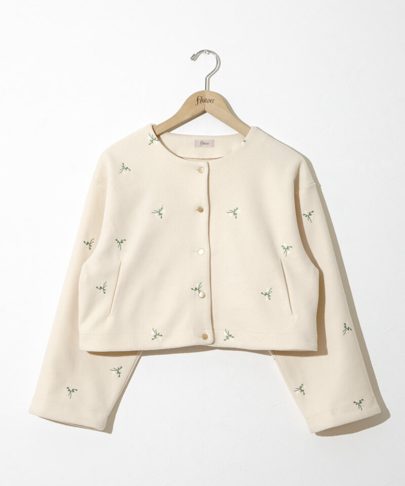 tiny bouquet jacket～ﾀｲﾆｰﾌﾞｰｹｼﾞｬｹｯﾄ | flower／フラワー公式通販