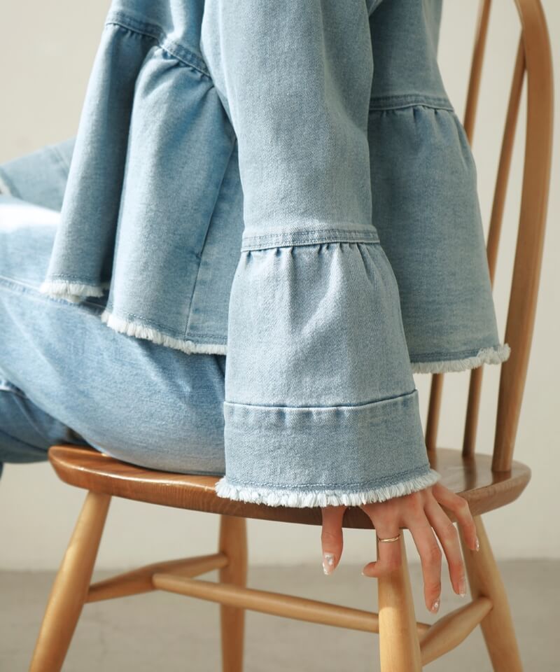 DENIM DUNGAREE フレアボール ジャケット 02サイズ 【公式通販】