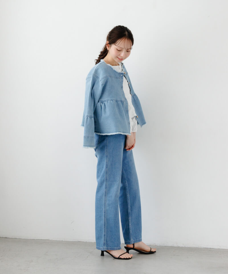 denim flare jacket2～ﾃﾞﾆﾑﾌﾚｱｼﾞｬｹｯﾄ2 | flower／フラワー公式通販