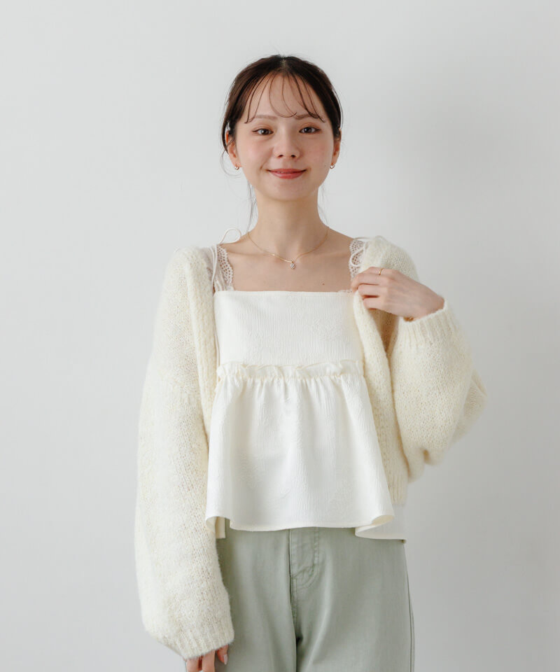 Flower Gloss Tee ホワイト 新品 gloss fleur bustier～ｸﾞﾛｽﾌﾙｰﾙﾋﾞｽﾁｪ | flower／フラワー公式通販