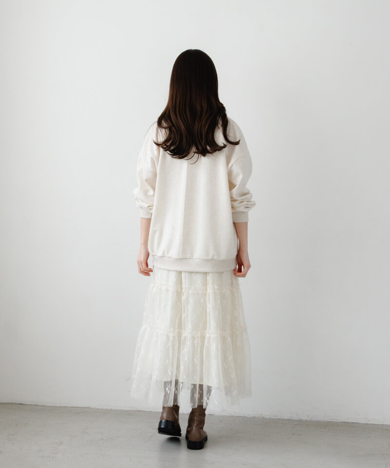 blossom tulle skirt～ﾌﾞﾛｯｻﾑﾁｭｰﾙｽｶｰﾄ | flower／フラワー公式通販