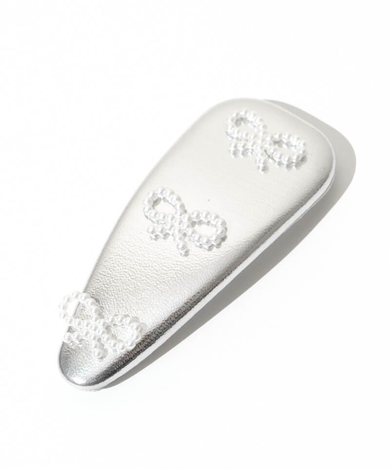 pearl ribbon trio clip～ﾊﾟｰﾙﾘﾎﾞﾝﾄﾘｵｸﾘｯﾌﾟ | flower／フラワー公式通販