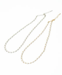 Gold��Silver�̃r�[�Y�~�p�[����g�ݍ��킹���A�f�C���[�g���ɂ҂�����ȃl�b�N���X��