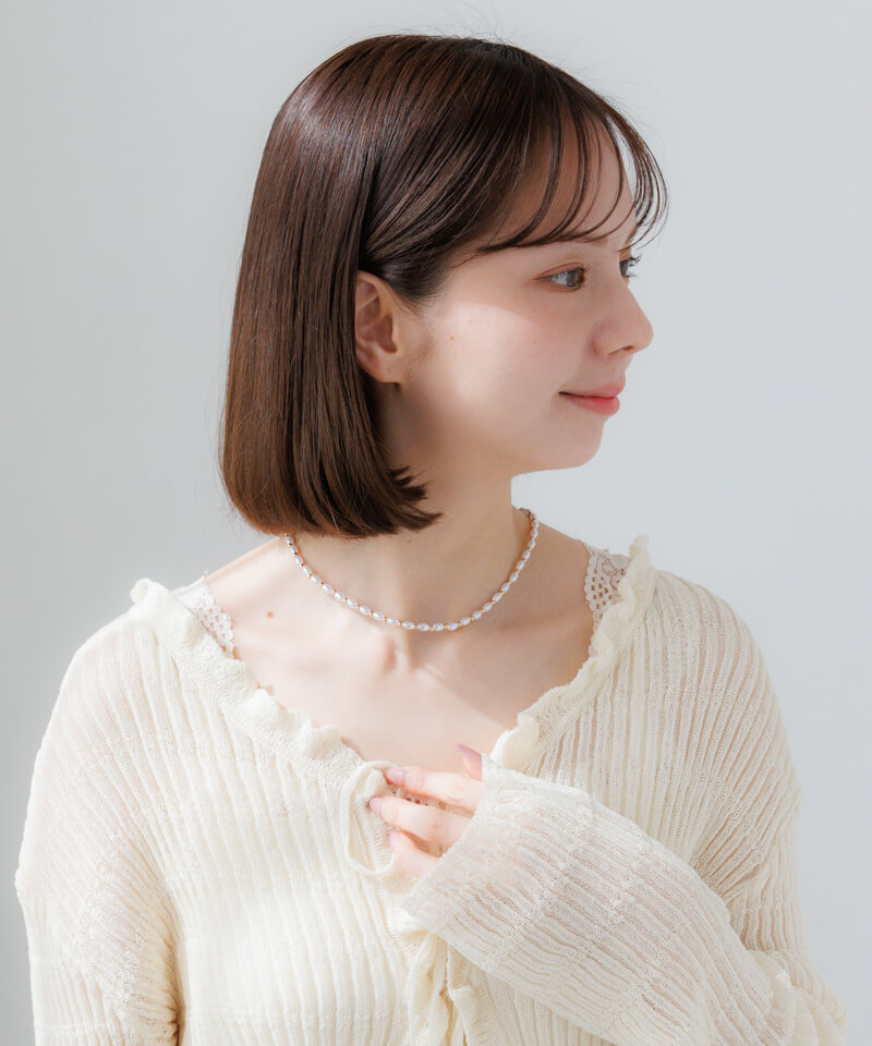 pearl grace necklace～ﾊﾟｰﾙｸﾞﾚｰｽﾈｯｸﾚｽ | flower／フラワー公式通販