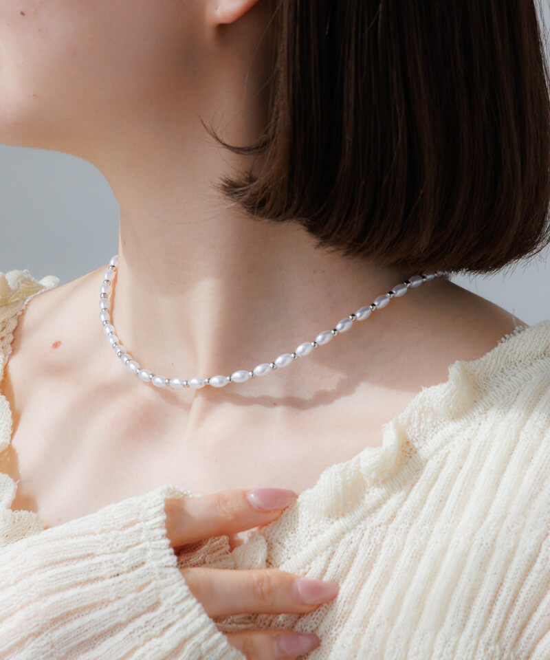 pearl grace necklace～ﾊﾟｰﾙｸﾞﾚｰｽﾈｯｸﾚｽ | flower／フラワー公式通販