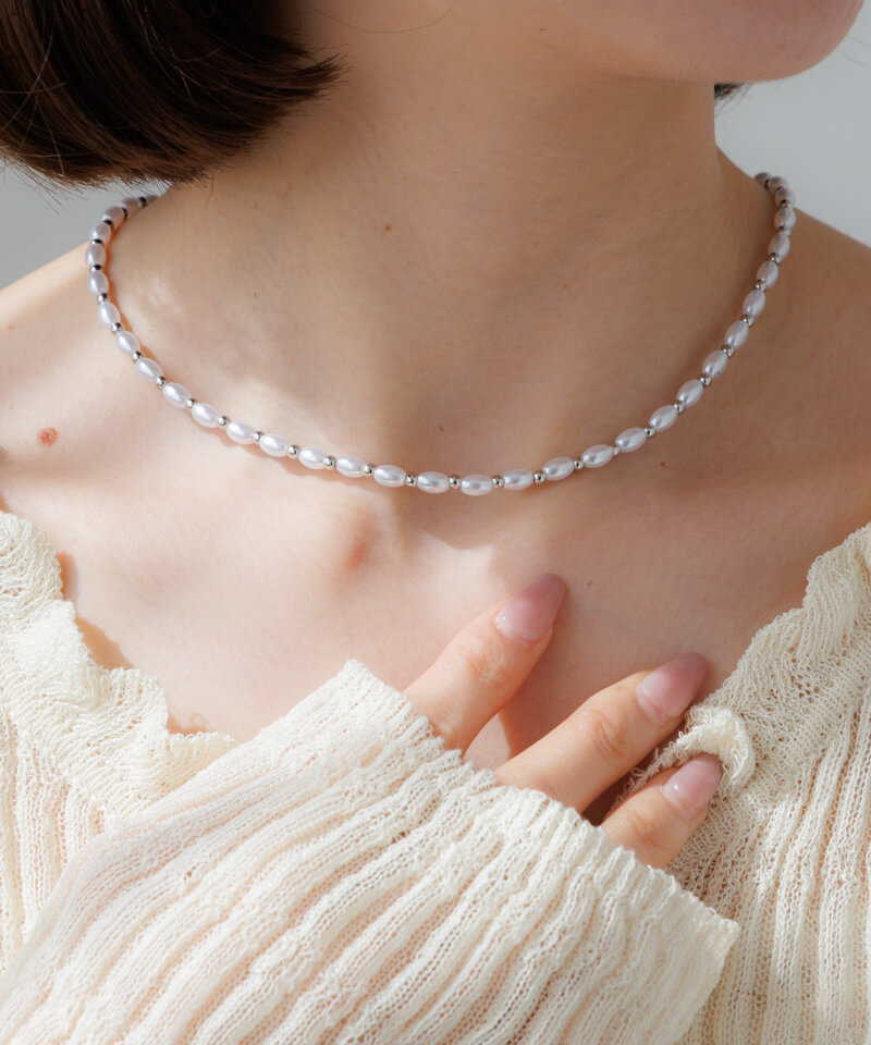 pearl grace necklace～ﾊﾟｰﾙｸﾞﾚｰｽﾈｯｸﾚｽ | flower／フラワー公式通販
