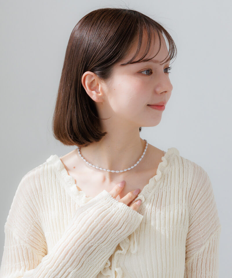 pearl grace necklace～ﾊﾟｰﾙｸﾞﾚｰｽﾈｯｸﾚｽ | flower／フラワー公式通販