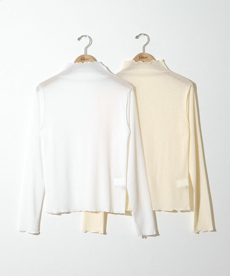 lady sheer L/S～ﾚﾃﾞｨｰｼｱｰﾛﾝｸﾞｽﾘｰﾌﾞ | flower／フラワー公式通販