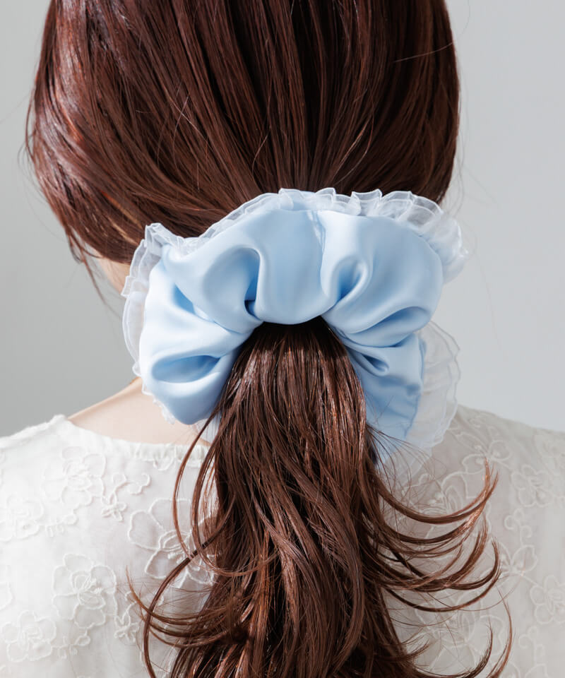 satin tulle chouchou～ｻﾃﾝﾁｭｰﾙｼｭｼｭ | flower／フラワー公式通販
