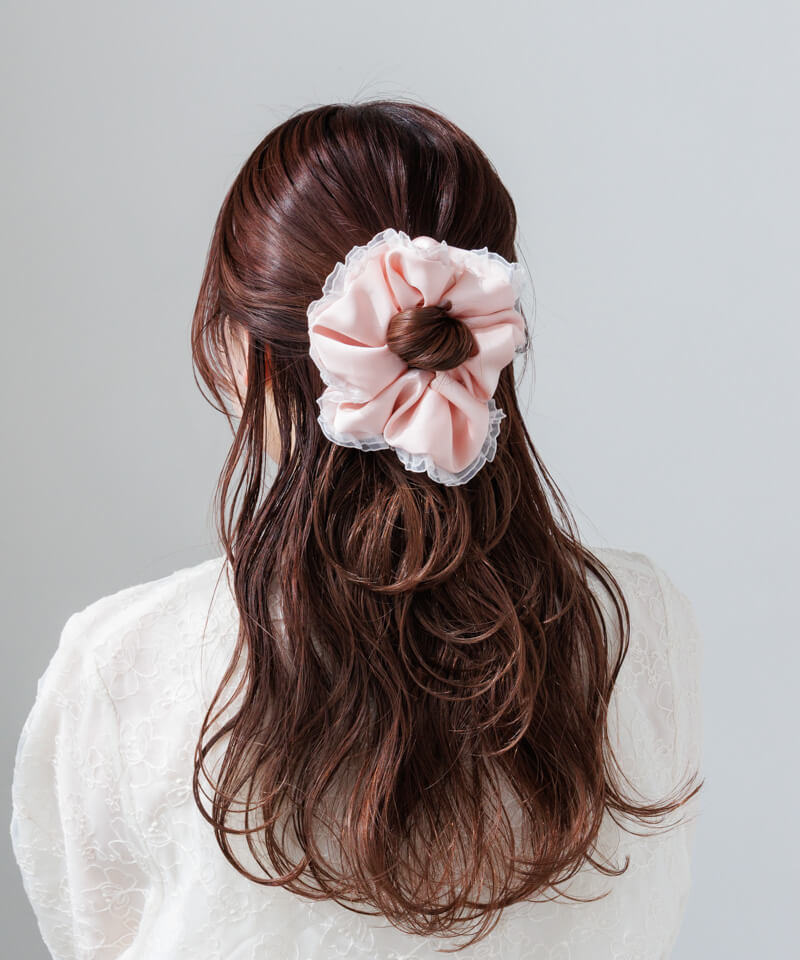 satin tulle chouchou～ｻﾃﾝﾁｭｰﾙｼｭｼｭ | flower／フラワー公式通販
