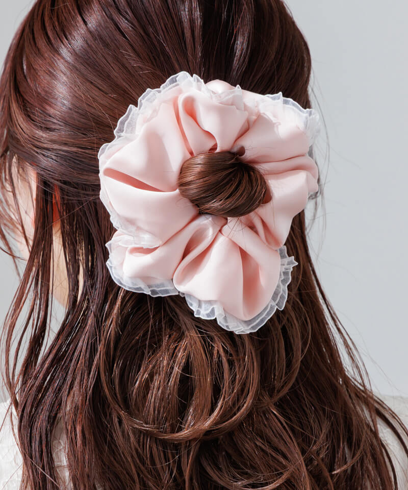 satin tulle chouchou～ｻﾃﾝﾁｭｰﾙｼｭｼｭ | flower／フラワー公式通販