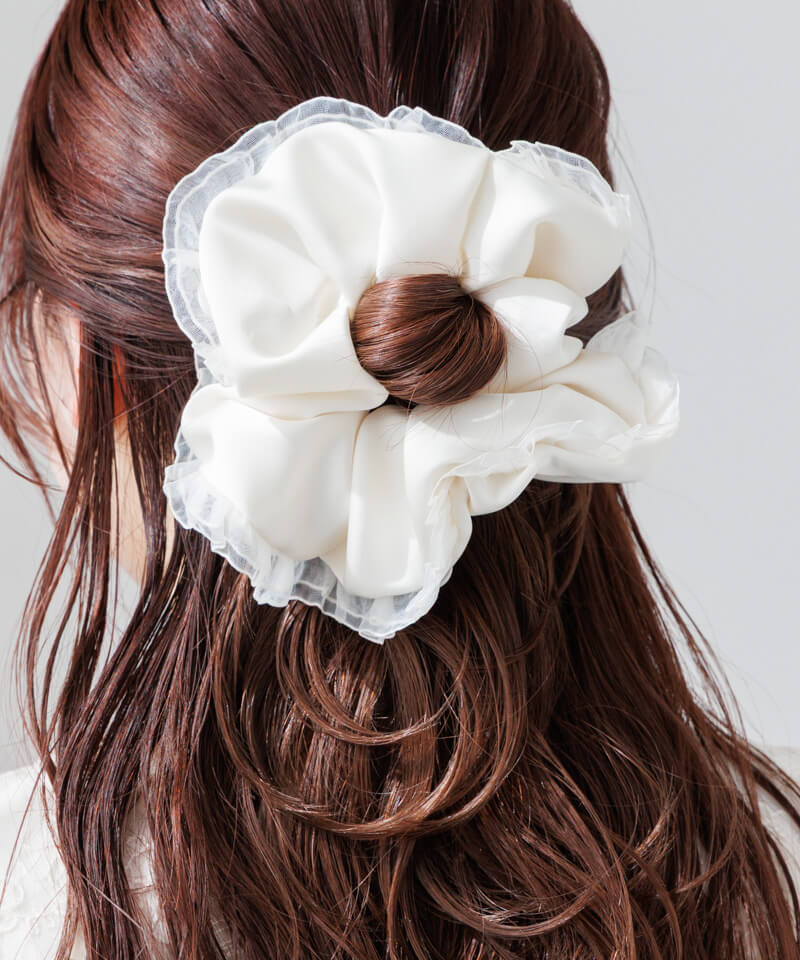 satin tulle chouchou～ｻﾃﾝﾁｭｰﾙｼｭｼｭ | flower／フラワー公式通販
