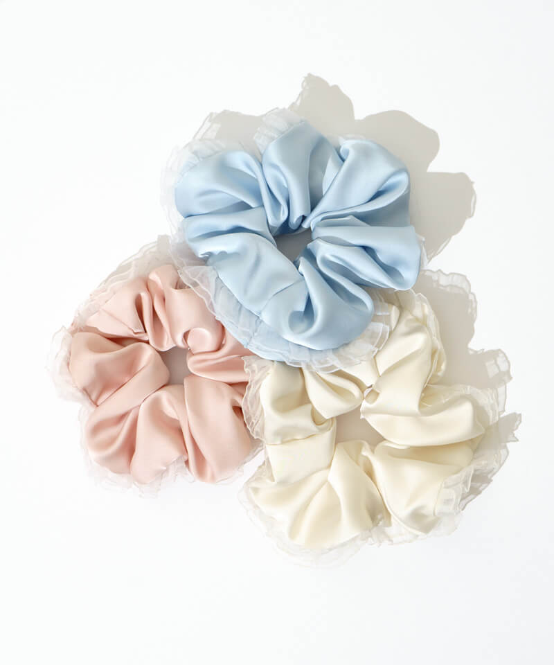 satin tulle chouchou～ｻﾃﾝﾁｭｰﾙｼｭｼｭ | flower／フラワー公式通販