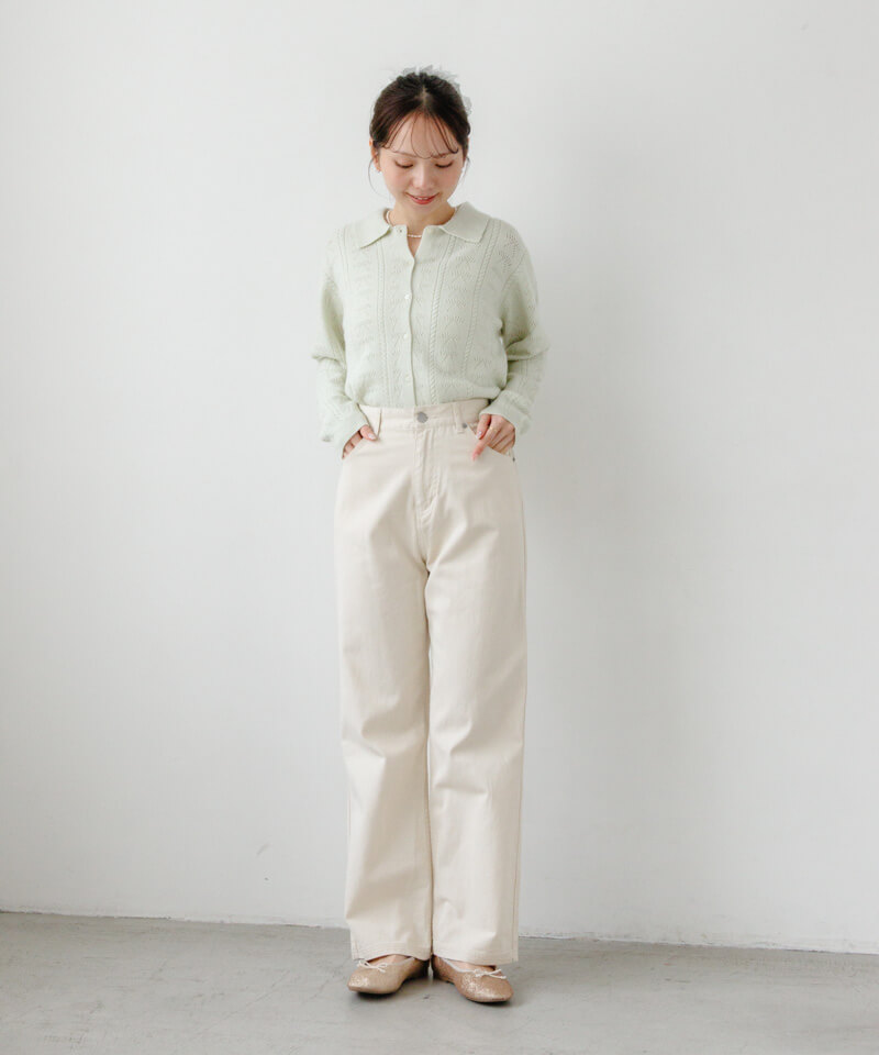 ribbon polo top～ﾘﾎﾞﾝﾎﾟﾛﾄｯﾌﾟ | flower／フラワー公式通販
