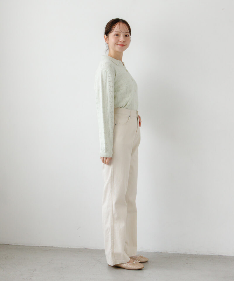 ribbon polo top～ﾘﾎﾞﾝﾎﾟﾛﾄｯﾌﾟ | flower／フラワー公式通販