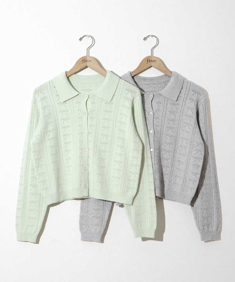 ribbon polo top～ﾘﾎﾞﾝﾎﾟﾛﾄｯﾌﾟ | flower／フラワー公式通販