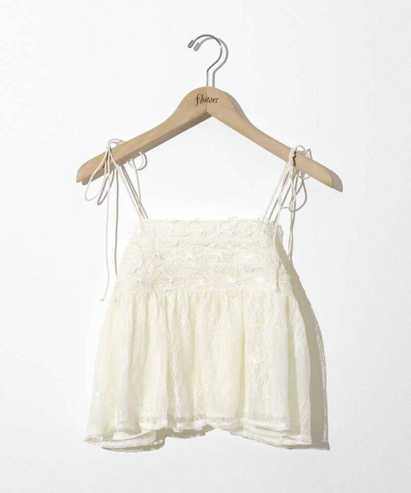 floral lace bustier～ﾌﾛｰﾗﾙﾚｰｽﾋﾞｽﾁｪ | flower／フラワー公式通販