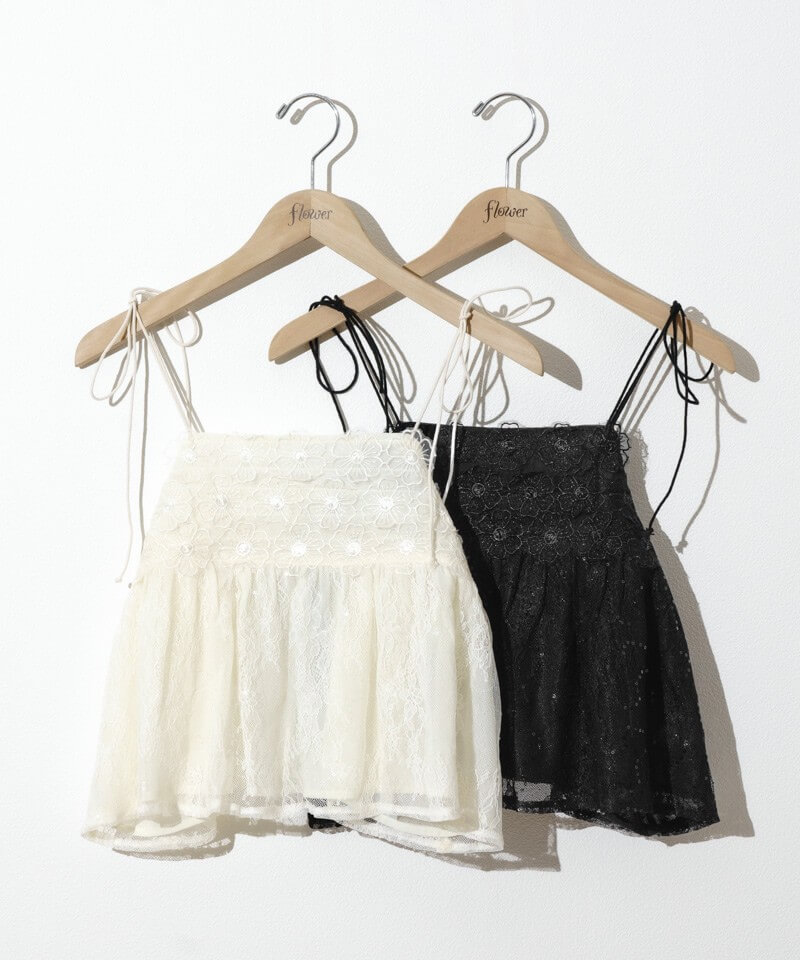 floral lace bustier～ﾌﾛｰﾗﾙﾚｰｽﾋﾞｽﾁｪ | flower／フラワー公式通販