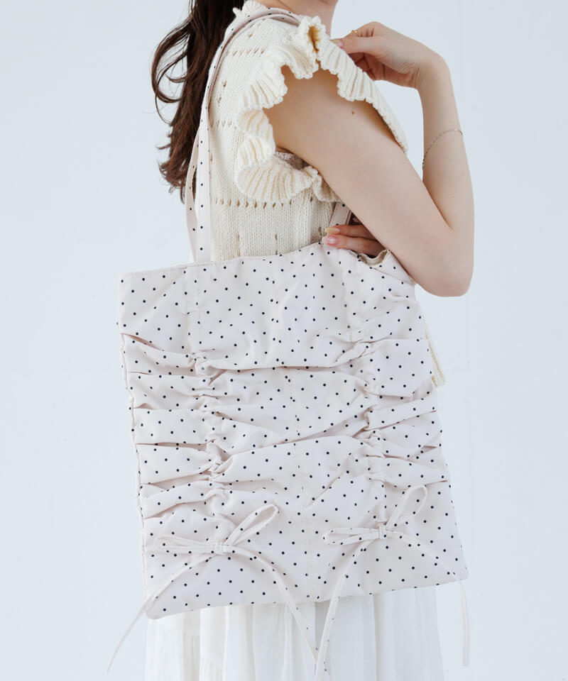 ribbon dot tote～ﾘﾎﾞﾝﾄﾞｯﾄﾄｰﾄ | flower／フラワー公式通販