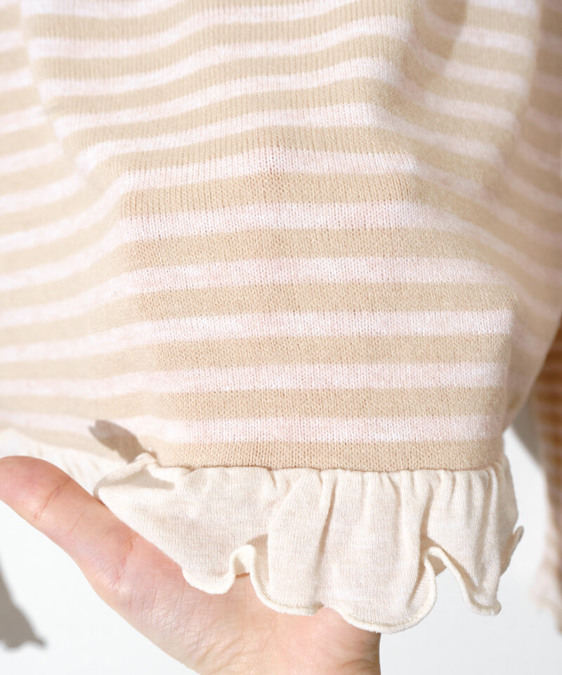 charmmy border top～ﾁｬｰﾐｰﾎﾞｰﾀﾞｰﾄｯﾌﾟ | flower／フラワー公式通販