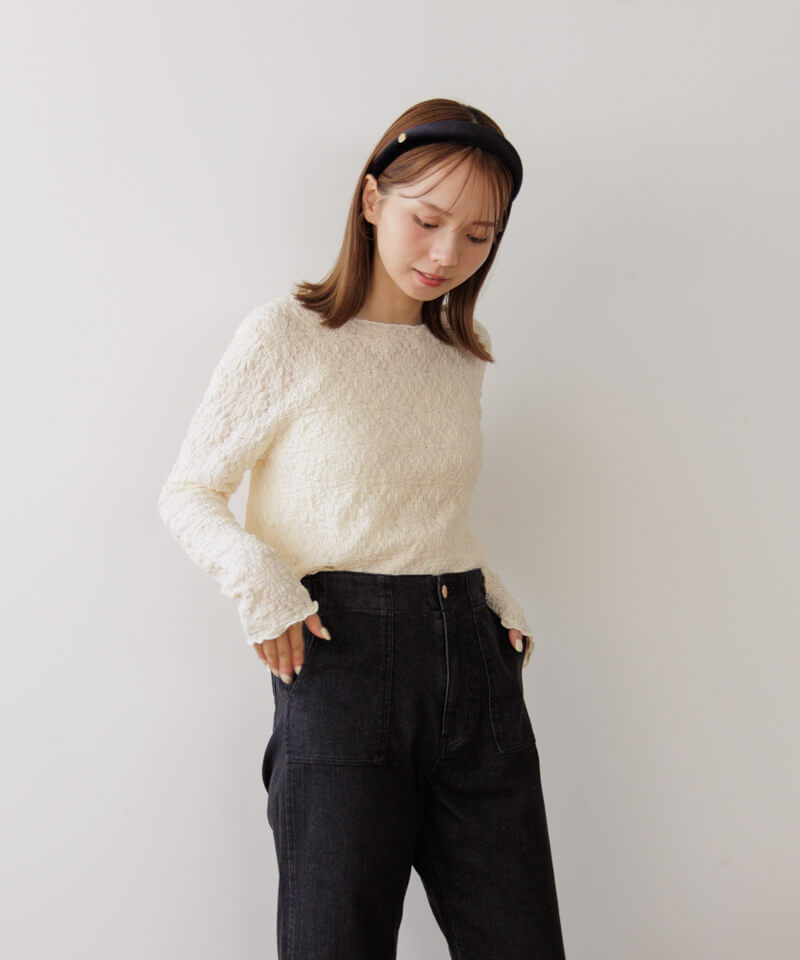 shabby lace top～ｼｬﾋﾞｰﾚｰｽﾄｯﾌﾟ | flower／フラワー公式通販