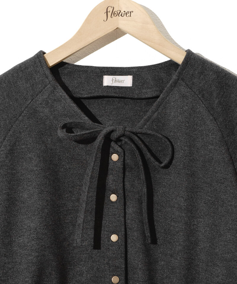 レオナール ダブルフェイス 袖口 フラワー トリム リボン ジャケット コート downy warm jacket～ﾀﾞｳﾆｰｳｫｰﾑｼﾞｬｹｯﾄ | flower／フラワー公式通販