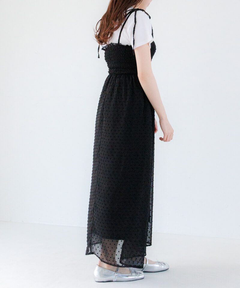 airy dot onepiece～ｴｱﾘｰﾄﾞｯﾄﾜﾝﾋﾟｰｽ | flower／フラワー公式通販