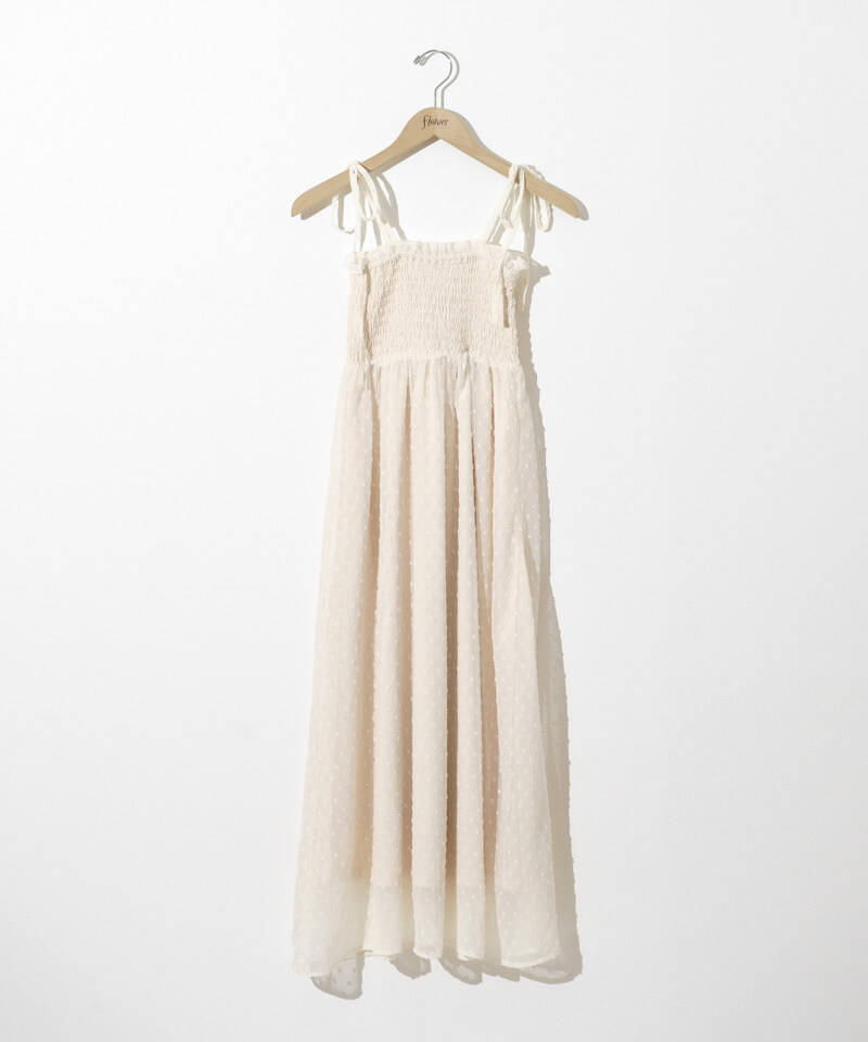 airy dot onepiece～ｴｱﾘｰﾄﾞｯﾄﾜﾝﾋﾟｰｽ | flower／フラワー公式通販