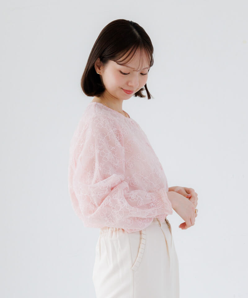50%OFF】blossom lace blouse～ﾌﾞﾛｯｻﾑﾚｰｽﾌﾞﾗｳｽ | flower／フラワー公式通販