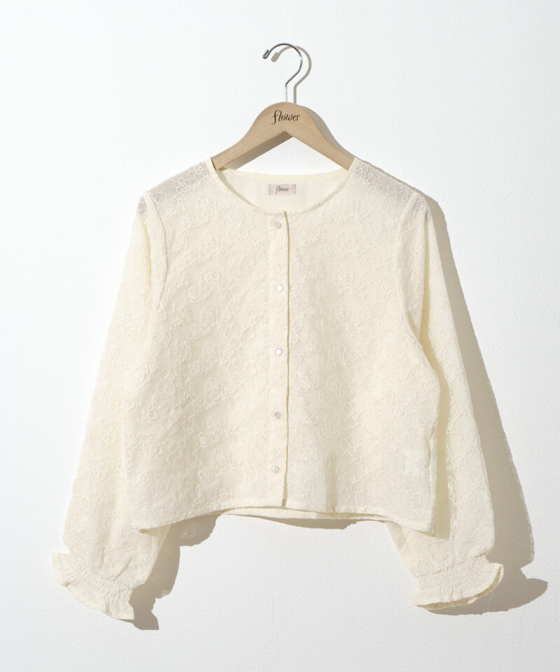blossom lace blouse～ﾌﾞﾛｯｻﾑﾚｰｽﾌﾞﾗｳｽ | flower／フラワー公式通販