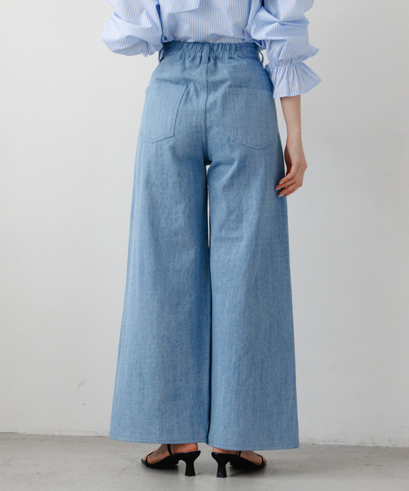 lace denim pants～ﾚｰｽﾃﾞﾆﾑﾊﾟﾝﾂ | flower／フラワー公式通販
