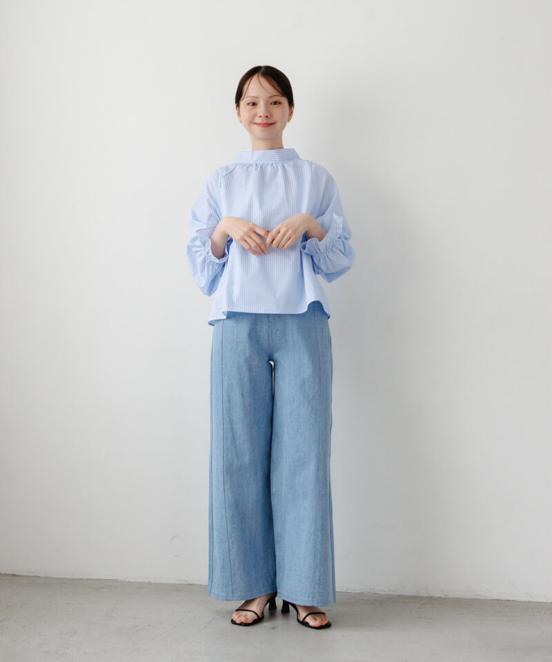 lace denim pants～ﾚｰｽﾃﾞﾆﾑﾊﾟﾝﾂ | flower／フラワー公式通販