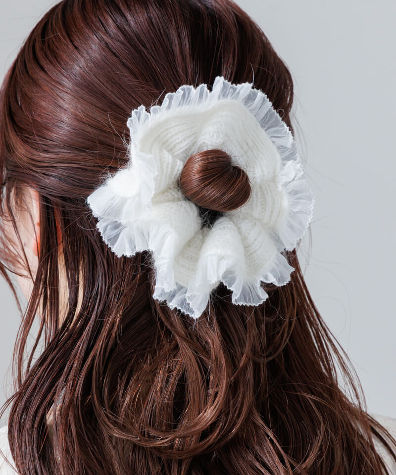 knit tulle chouchou～ﾆｯﾄﾁｭｰﾙｼｭｼｭ | flower／フラワー公式通販