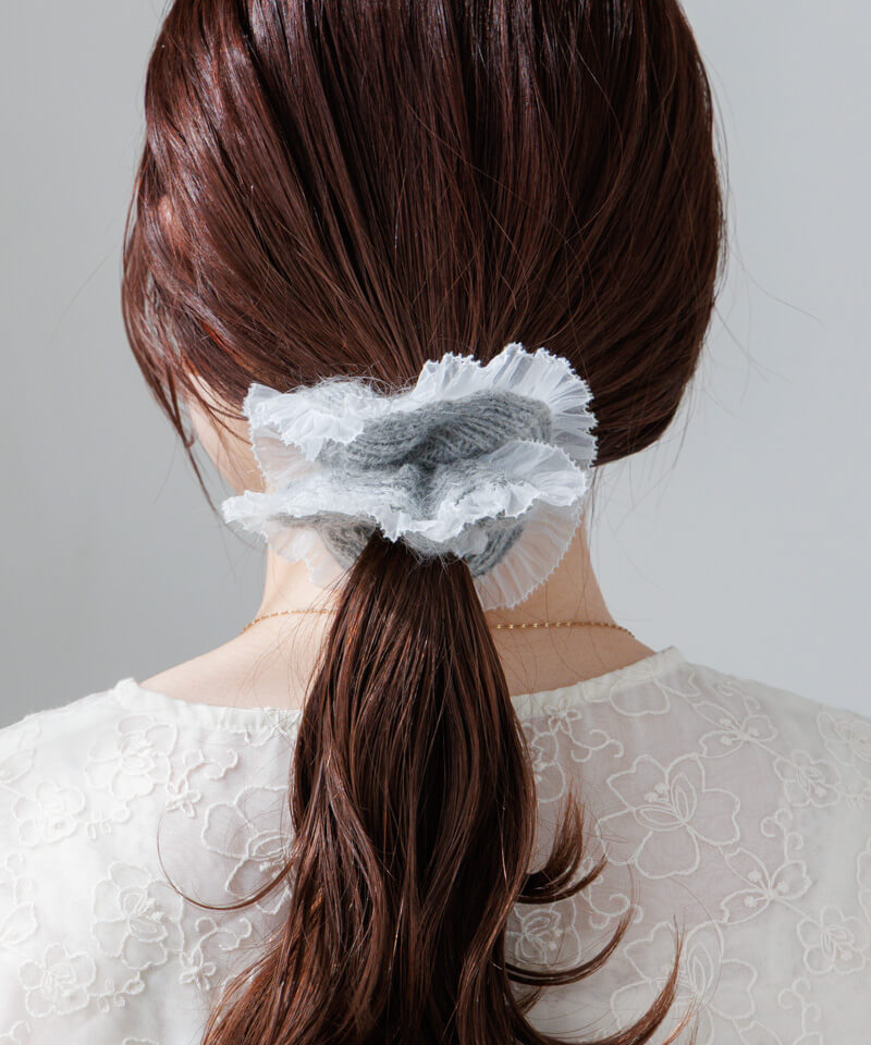 knit tulle chouchou～ﾆｯﾄﾁｭｰﾙｼｭｼｭ | flower／フラワー公式通販