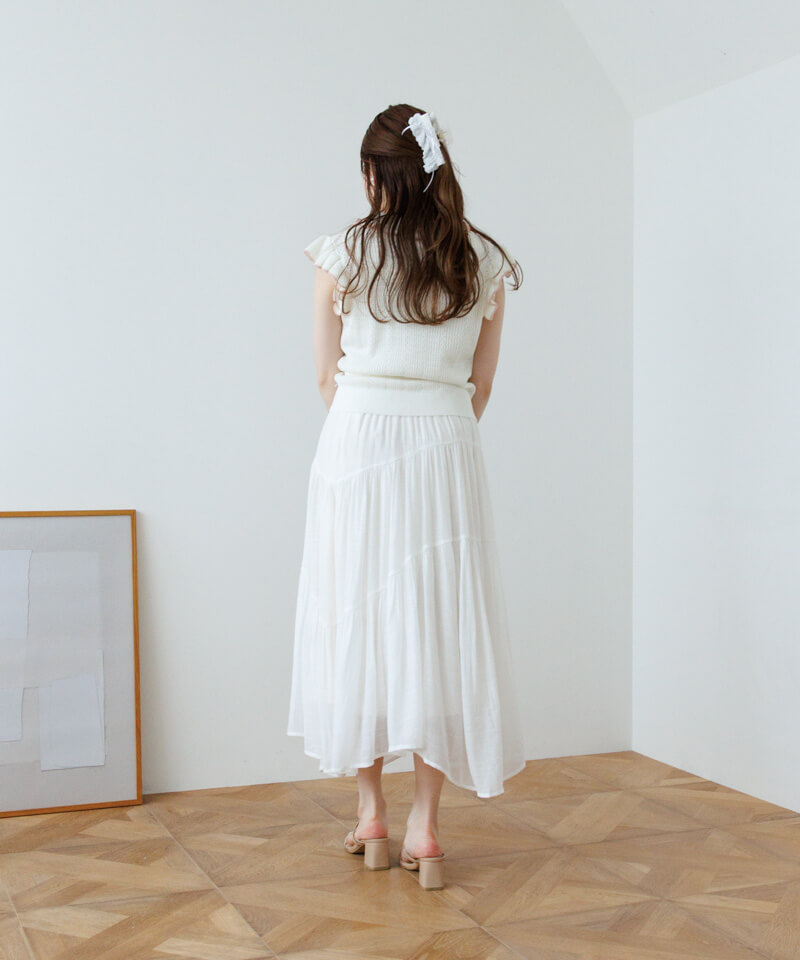 breezy tiered skirt～ﾌﾞﾘｰｼﾞｰﾃｨｱｰﾄﾞｽｶｰﾄ | flower／フラワー公式通販