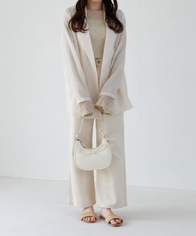 sheer tailored jacket～ｼｱｰﾃｰﾗｰﾄﾞｼﾞｬｹｯﾄ | flower／フラワー公式通販