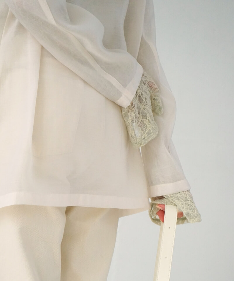 30%OFF】sheer tailored jacket～ｼｱｰﾃｰﾗｰﾄﾞｼﾞｬｹｯﾄ | flower／フラワー