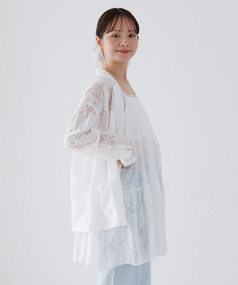 flowering lace bustier～ﾌﾗﾜｰﾘﾝｸﾞﾚｰｽﾋﾞｽﾁｪ | flower／フラワー公式通販